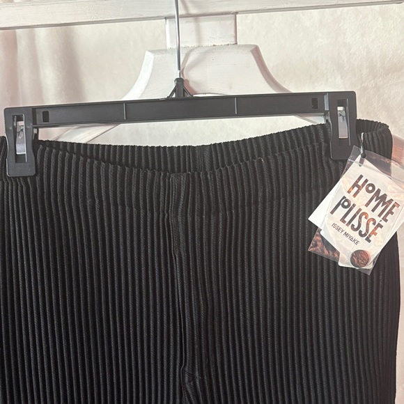Issey Miyake Homme Plissé Black Ribbed Trousers - Picture 3 of 8